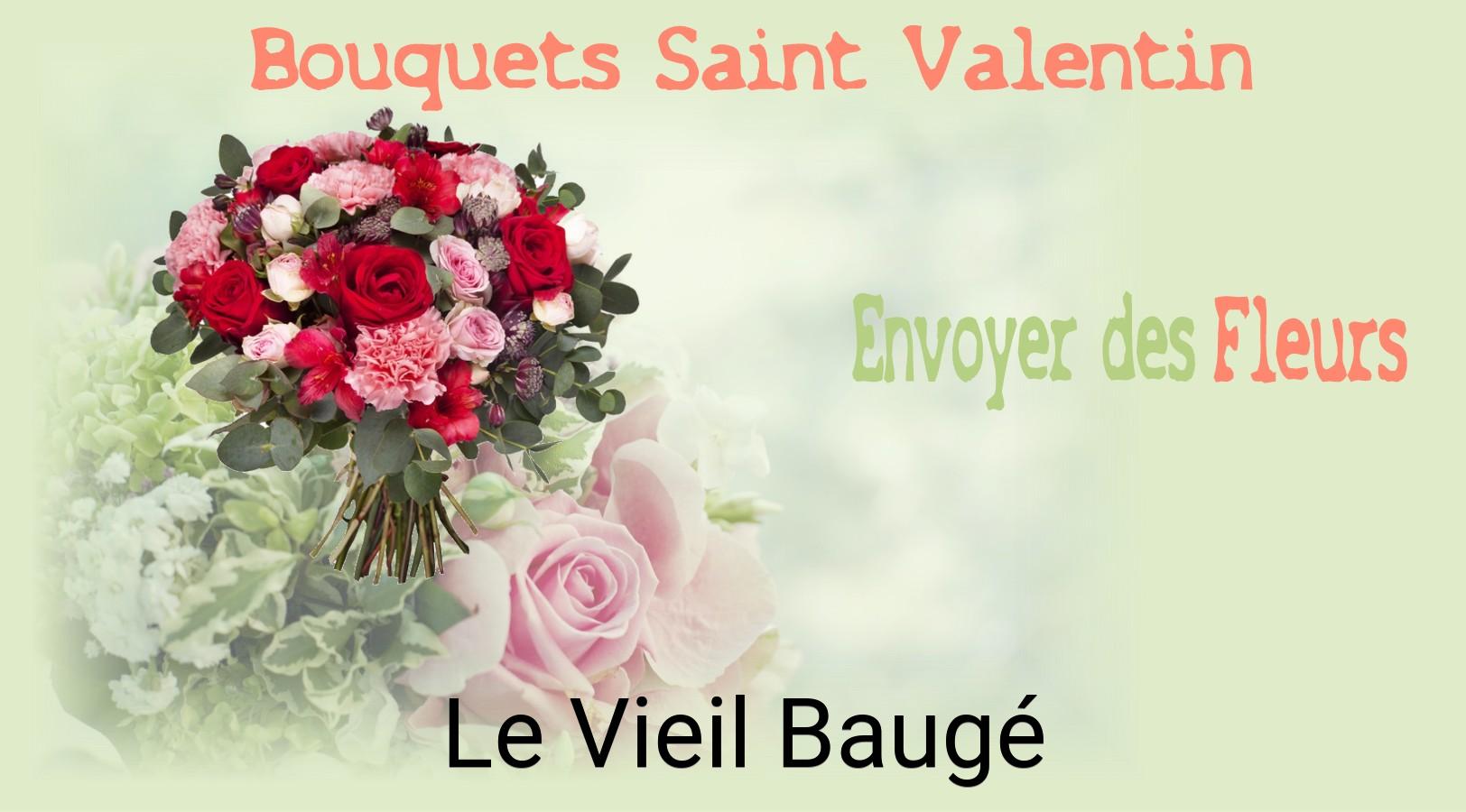 Roses de Saint-Valentin livrées à Le Vieil-Baugé
